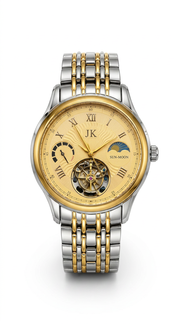 JK Sun & Moon Automatic Two-Tone Watch