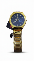 RWD Royal Gold Octagon Blue Dial Watch