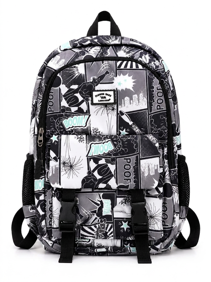 Comic Print Utility Daypack